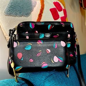 Colourful Fossil Purse and Wallet